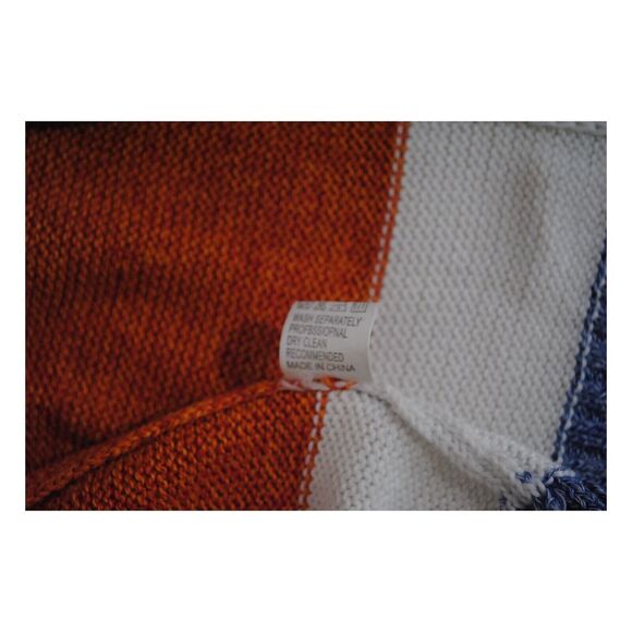 Women Ecowish  Striped Open Front Longline Tight Knit Cardigan Sweater  Size M - Picture 5 of 5